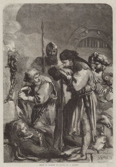 Muerte de Ricardo II de John Gilbert